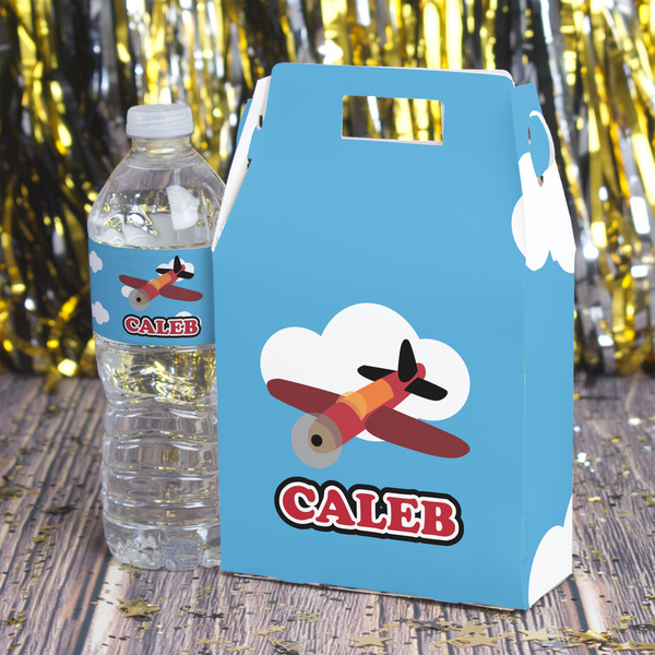 Airplane Gable Favor Box - In Context
