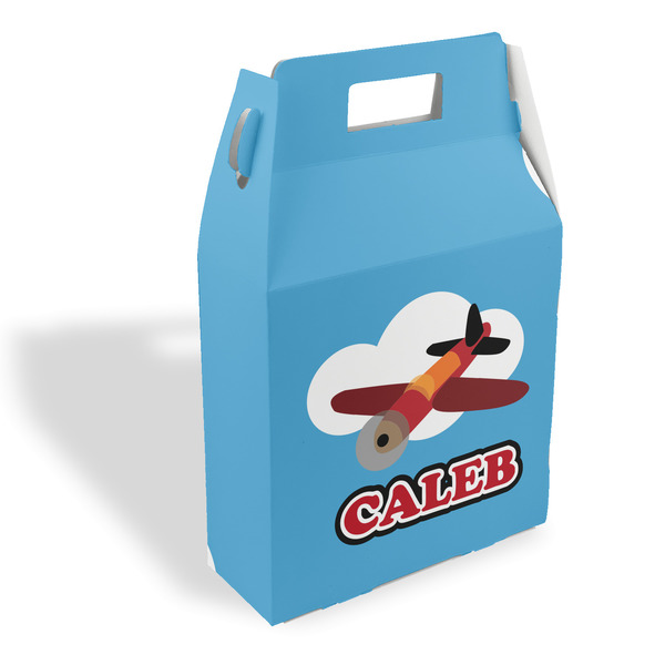 Custom Airplane Gable Favor Box (Personalized)