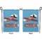 Airplane Garden Flag - Double Sided Front and Back