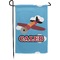 Airplane Small Garden Flag - Double Sided w/ Name or Text