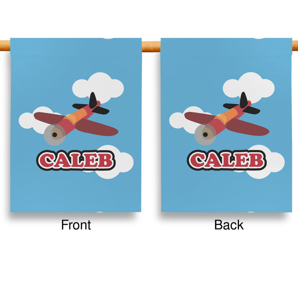 Airplane Garden Flags - Large - Double Sided - APPROVAL