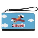 Airplane Genuine Leather Smartphone Wrist Wallet (Personalized)