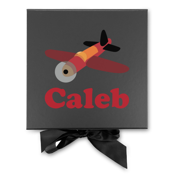 Airplane Gift Boxes with Magnetic Lid - Black - Approval