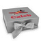 Airplane Gift Boxes with Magnetic Lid - Silver - Front