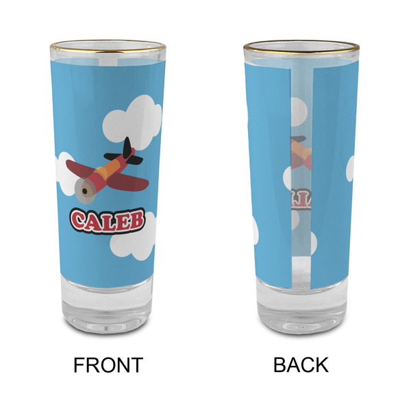 Airplane Glass Shot Glass - 2 oz - Single - APPROVAL