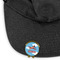 Airplane Golf Ball Marker Hat Clip - Main - GOLD