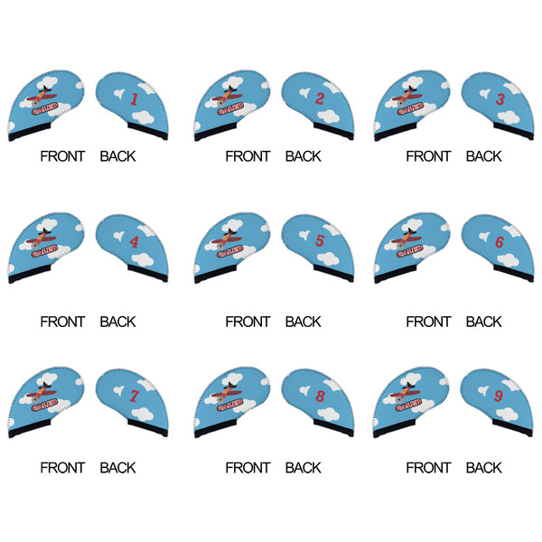 Airplane Golf Club Covers - APPROVAL (set of 9)