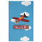Airplane Golf Towel - Front (Large)