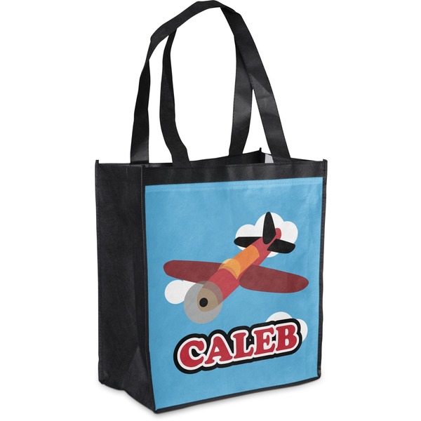 Custom Airplane Grocery Bag (Personalized)