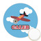 Airplane Printed Cookie Topper - 2.5" (Personalized)