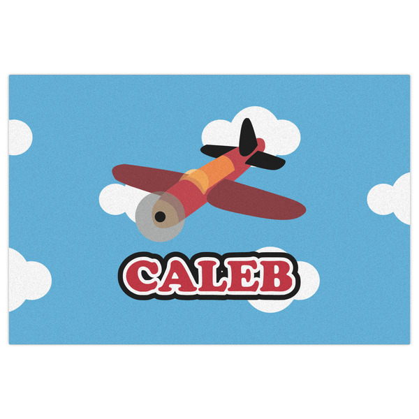 Airplane Indoor / Outdoor Rug - 4'x6' - Front Flat