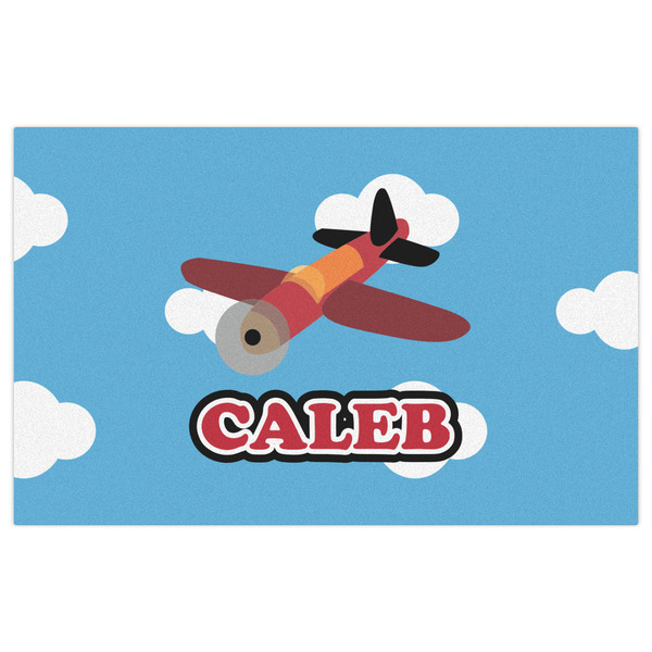 Airplane Indoor / Outdoor Rug - 5'x8' - Front Flat
