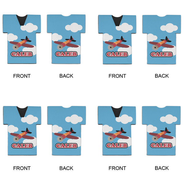 Airplane Jersey Bottle Cooler - Set of 4 - APPROVAL