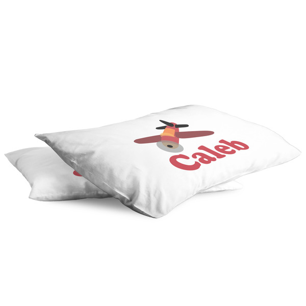 Airplane King Pillow Case - TWO (partial print)