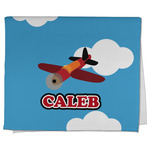 Airplane Kitchen Towel - Poly Cotton w/ Name or Text