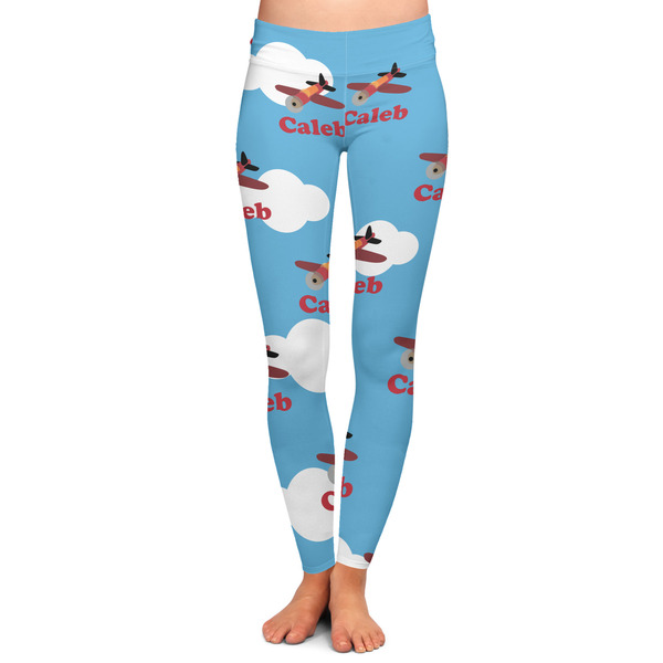 Custom Airplane Ladies Leggings - Medium (Personalized)