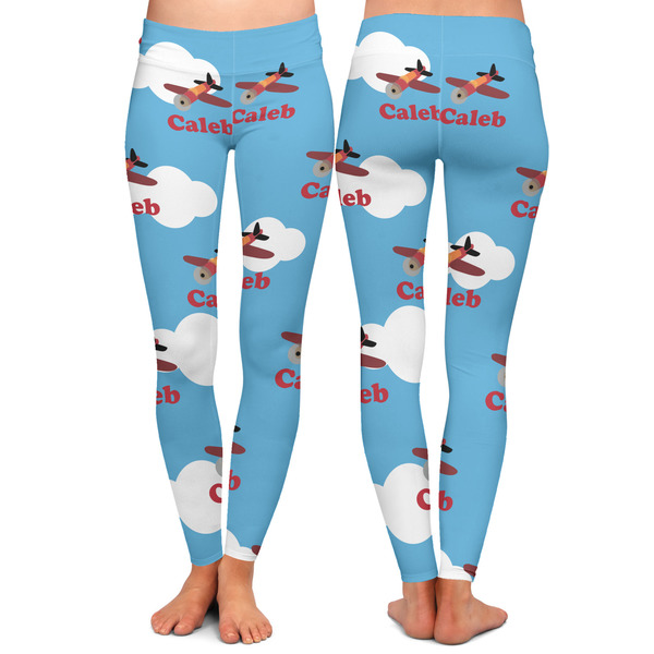 Airplane Ladies Leggings - Front and Back