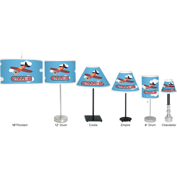 Airplane Lamp Full View Size Comparison