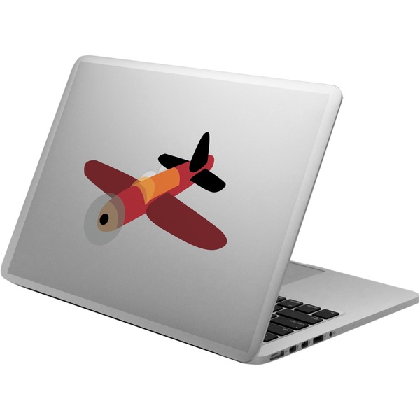 Custom Airplane Laptop Decal