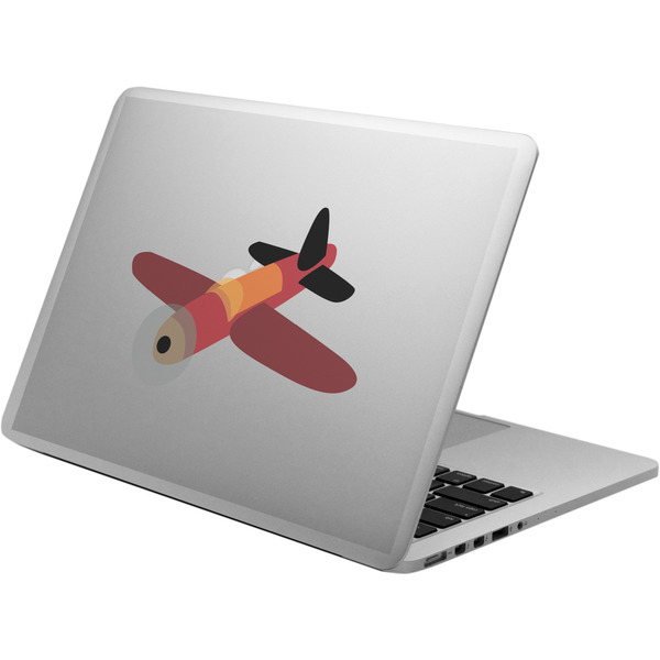 Custom Airplane Laptop Decal