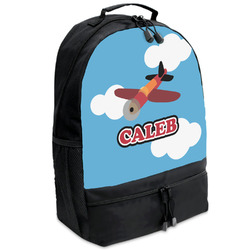 Airplane Backpacks - Black (Personalized)