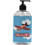 Airplane Plastic Soap / Lotion Dispenser (16 oz - Large - Black) (Personalized)