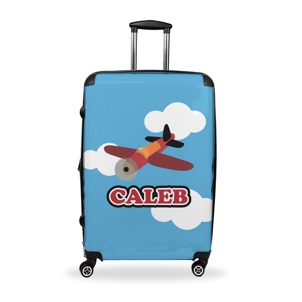 Custom Airplane Suitcase - 28" Large - Checked w/ Name or Text