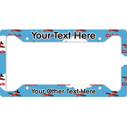 Airplane License Plate Frame (Personalized)