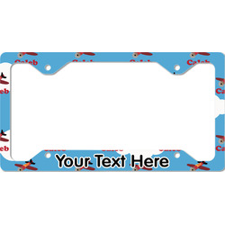 Airplane License Plate Frame - Style C (Personalized)