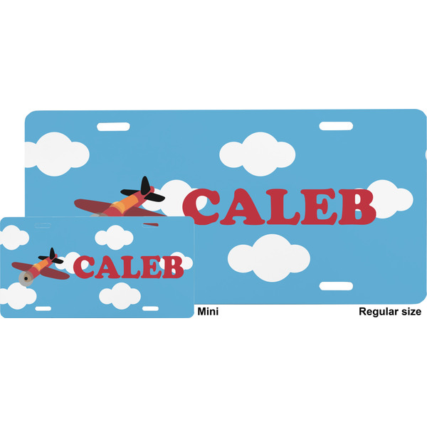 Airplane License Plate (Sizes)