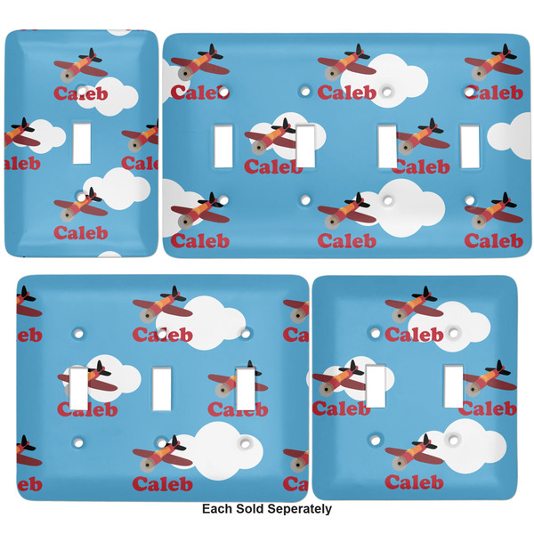 Airplane Light Switch Covers all sizes