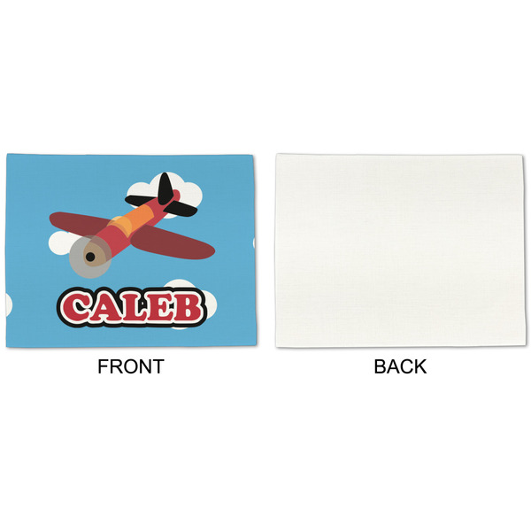 Airplane Linen Placemat - APPROVAL Single (single sided)