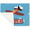 Airplane Linen Placemat - Folded Corner (single side)