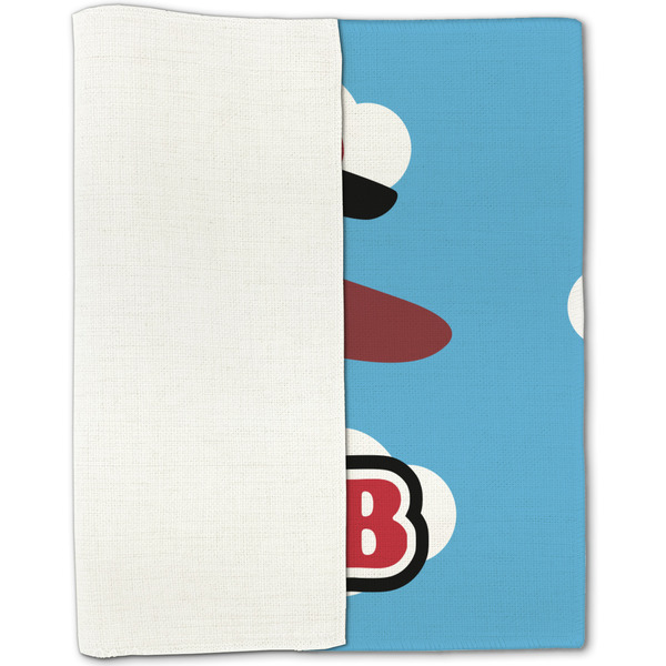Airplane Linen Placemat - Folded Half