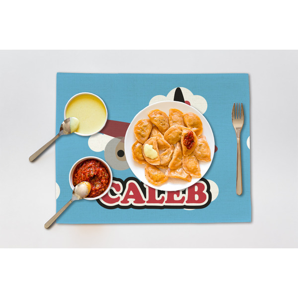 Airplane Linen Placemat - Lifestyle (single)