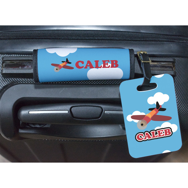 Airplane Luggage Wrap & Tag
