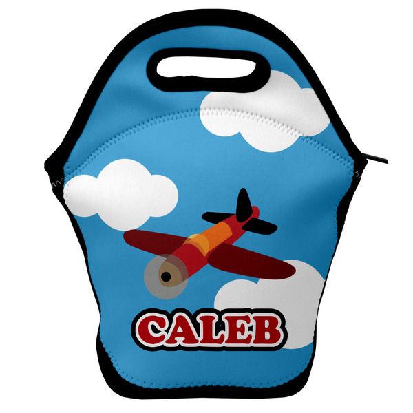 Custom Airplane Lunch Bag w/ Name or Text