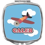 Airplane Compact Makeup Mirror (Personalized)