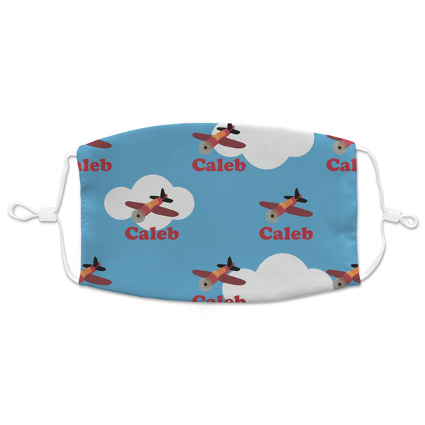 Custom Airplane Adult Cloth Face Mask - XLarge (Personalized)