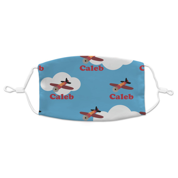 Custom Airplane Adult Cloth Face Mask - Standard (Personalized)