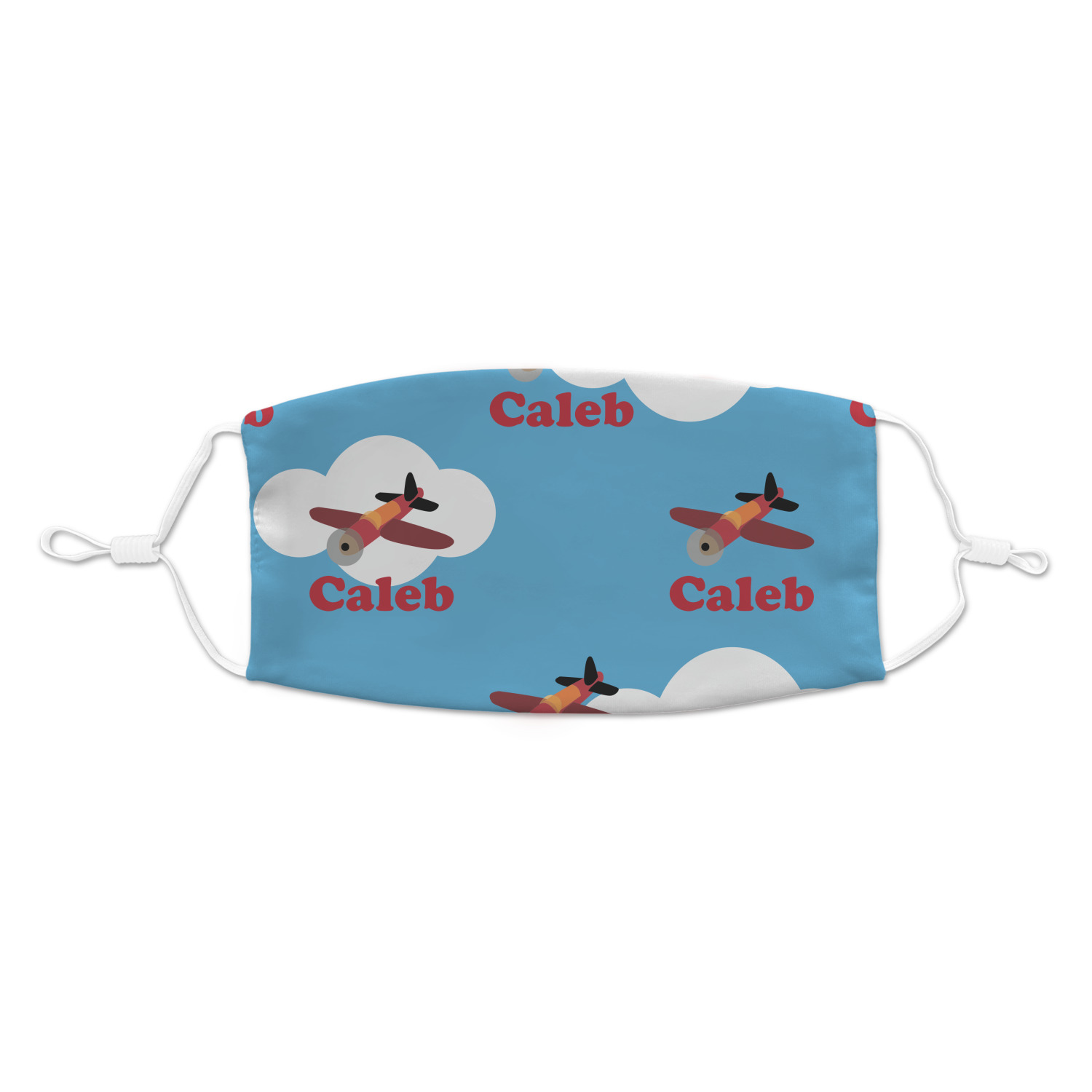 Custom Airplane Kid's Cloth Face Mask (Personalized) YouCustomizeIt