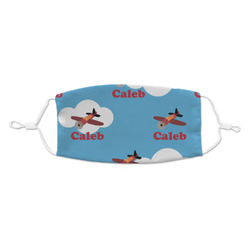 Airplane Kid's Cloth Face Mask - Standard (Personalized)
