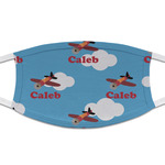 Airplane Cloth Face Mask (T-Shirt Fabric) (Personalized)