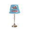 Airplane Poly Film Empire Lampshade - On Stand