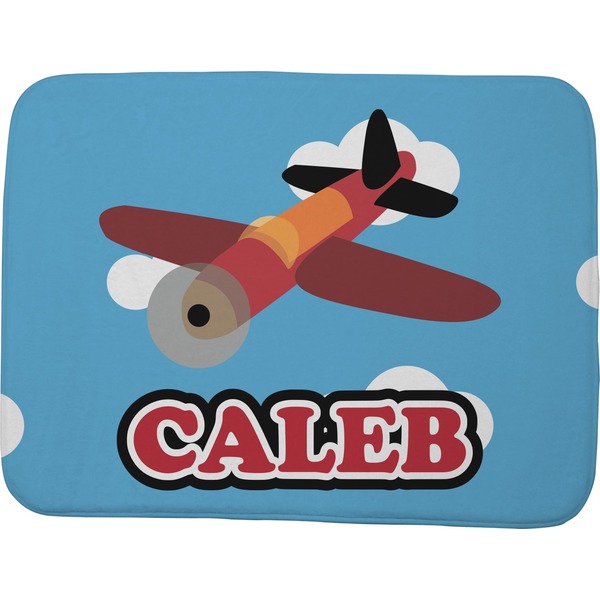 Custom Airplane Memory Foam Bath Mat - 48"x36" (Personalized)