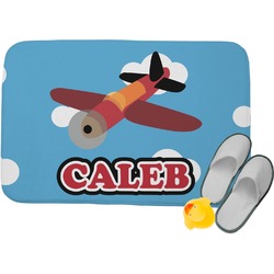 Airplane Memory Foam Bath Mat (Personalized)