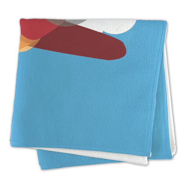 Airplane Microfiber Dish Rag - FOLDED (square)