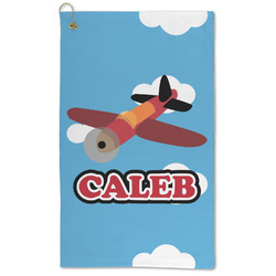 Airplane Microfiber Golf Towel - Large (Personalized)