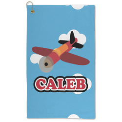 Airplane Microfiber Golf Towel - Large (Personalized)
