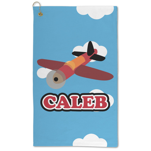 Custom Airplane Microfiber Golf Towel (Personalized)
